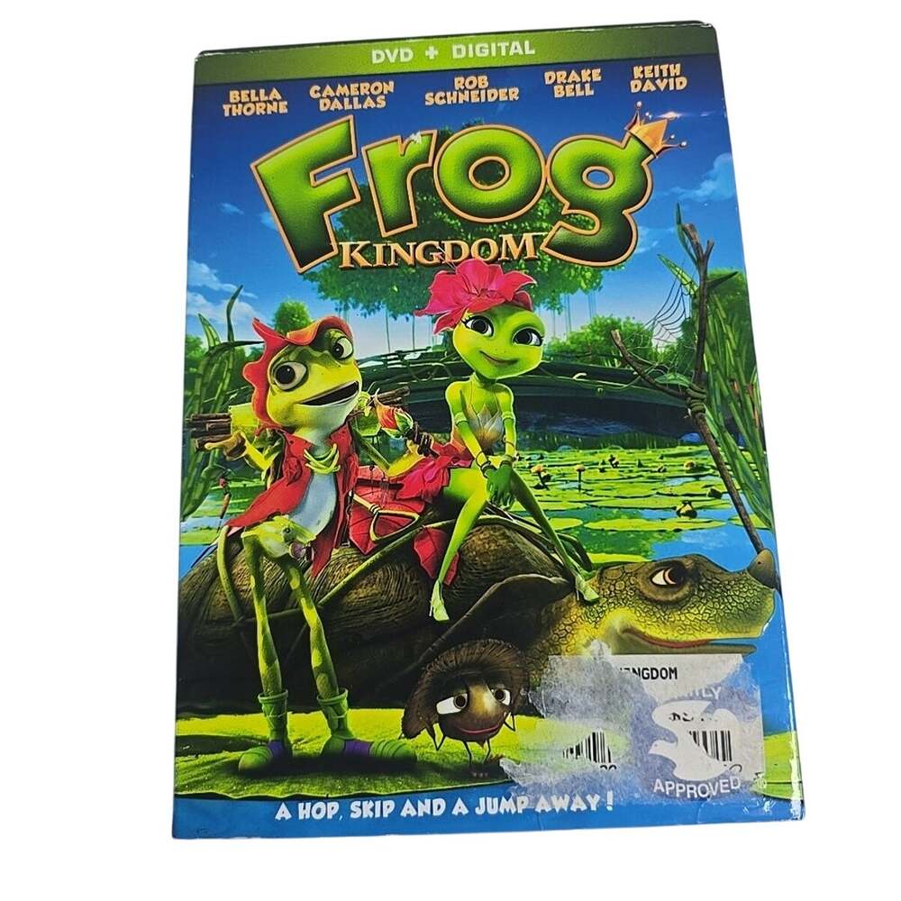 Frog King DVD Movie Rated G Kids Children's Film 2014 CD Case included
